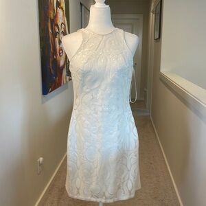 Alexia admor formal white sleeveless dress
